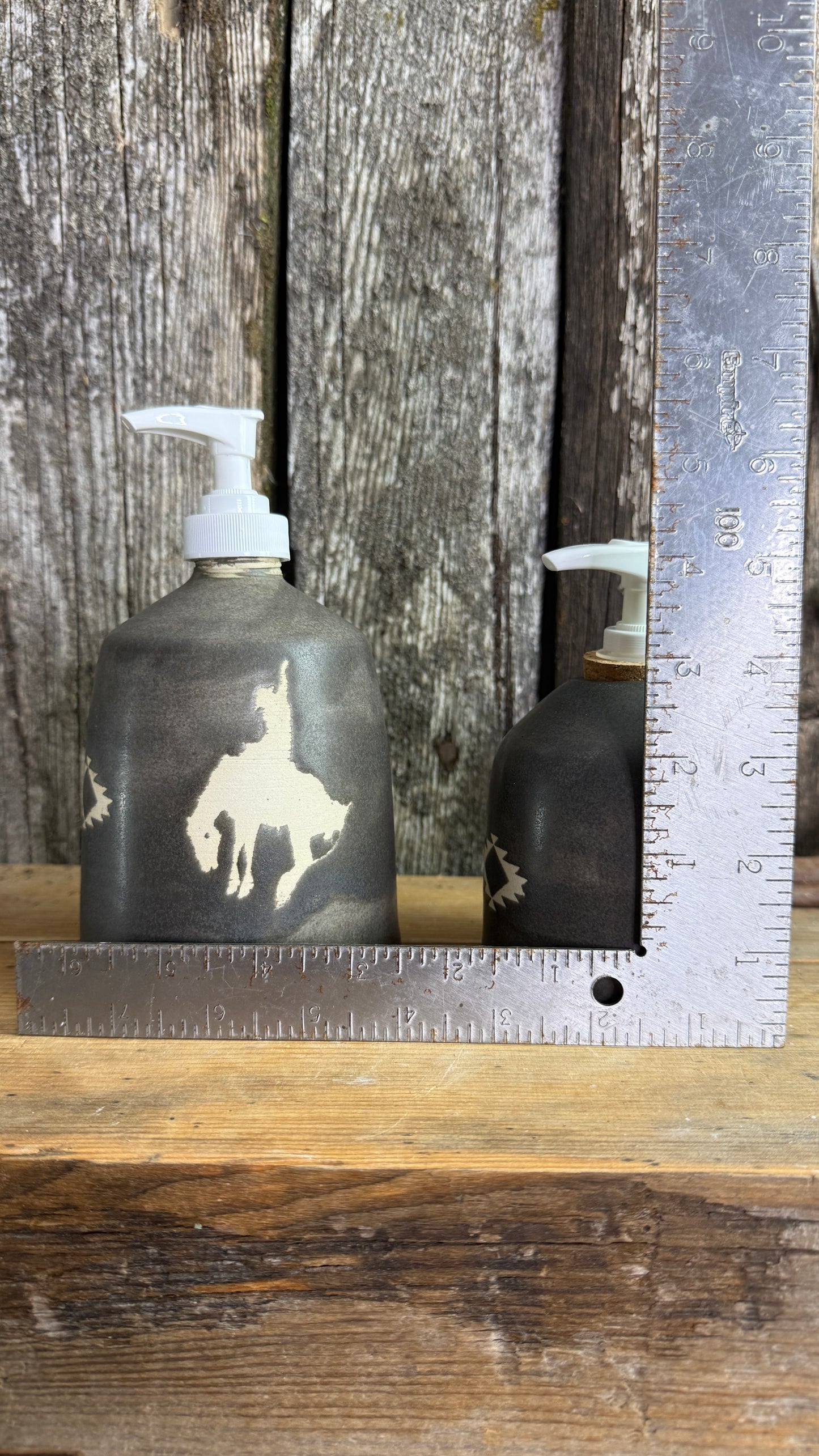 Set- Oil Bottle and Soap Dispenser