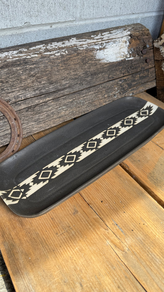 15” Serving Platter - River Rock