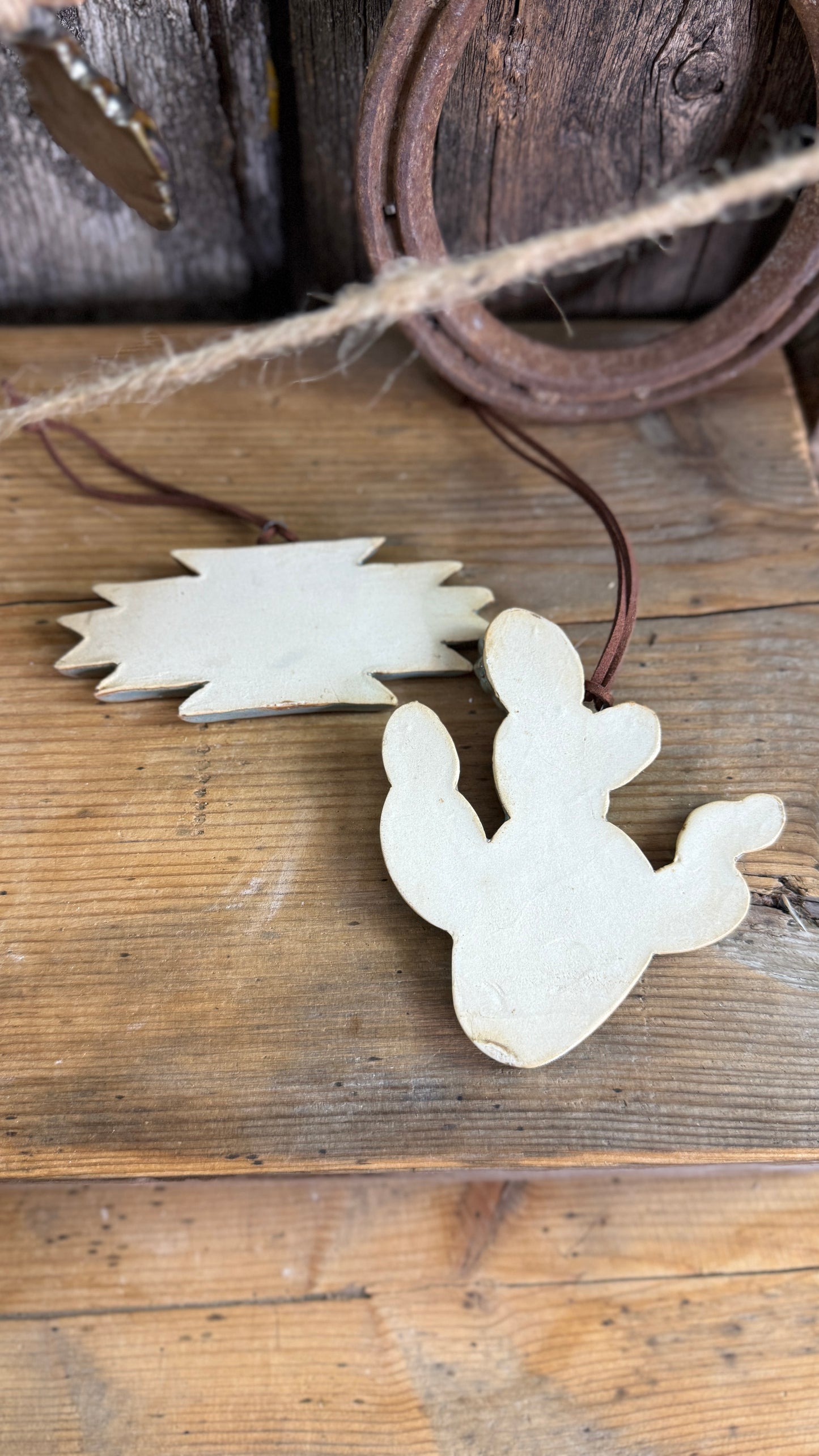 Cowboy Christmas ornament and garland bundle