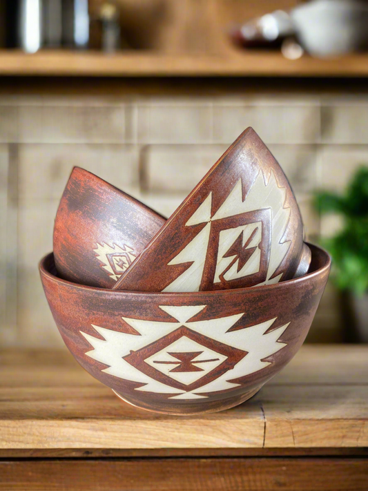 Copper Nesting Bowl set of 3