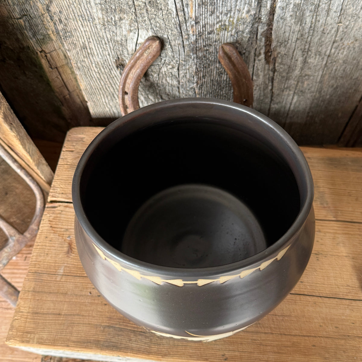 Kitchen Utensil Crock,and Oil Bottle - Leather Longhorn