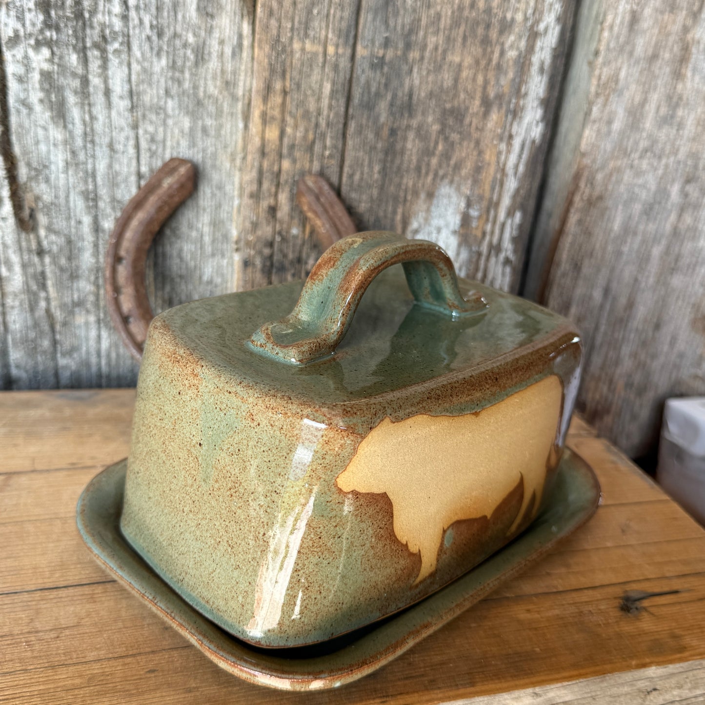 Butter Dish Sagebrush Cattle